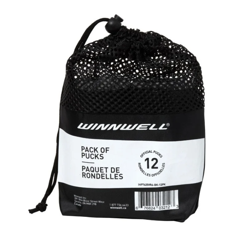 WINNWELL hokejový puk oranžový těžký 6 ks